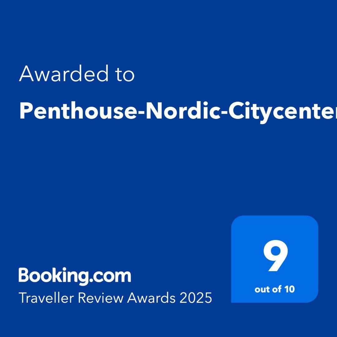 Penthouse-Nordic-Citycenter-Balcony Kopenhagen Bagian luar foto